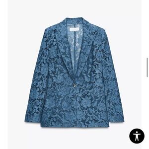 Zara XS Lace Blazer